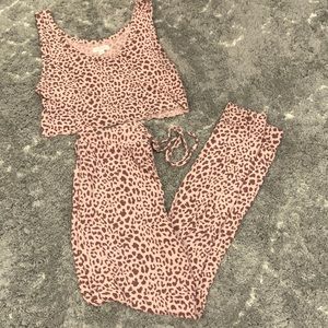 Ultra Soft Leopard Pajama Set
